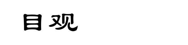 目观
