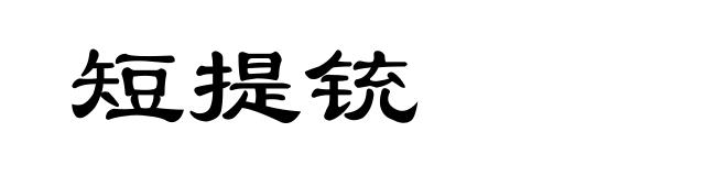 短提铳