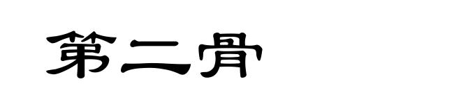 第二骨