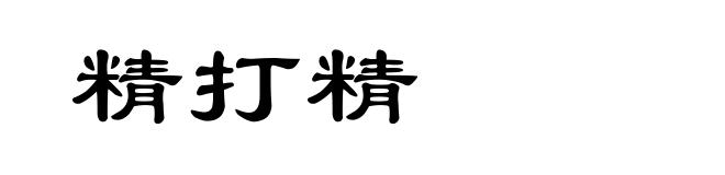 精打精