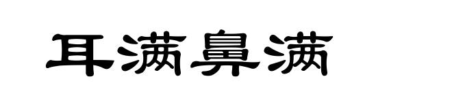 耳满鼻满