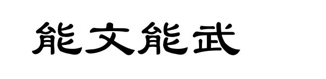 能文能武