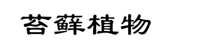苔藓植物