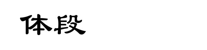 体段