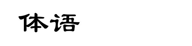 体语