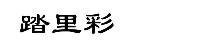 踏里彩