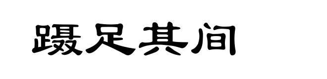 蹑足其间