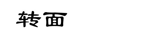 转面