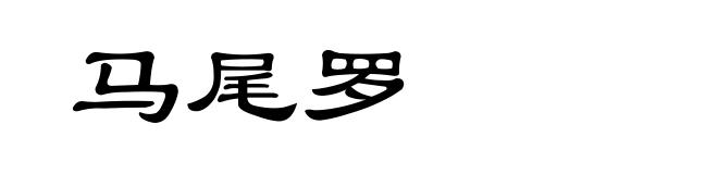 马尾罗