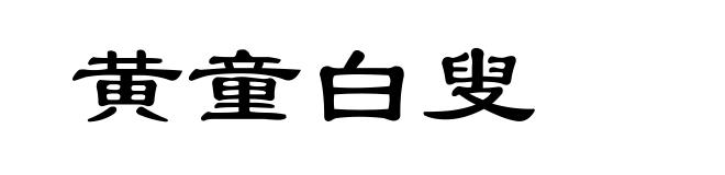 黄童白叟