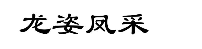 龙姿凤采