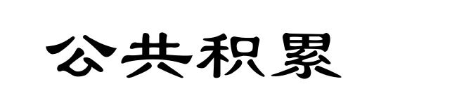 公共积累