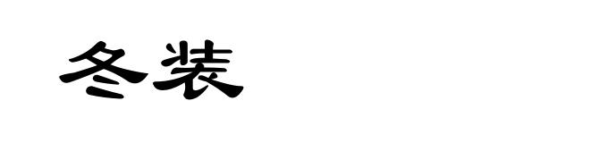 冬装