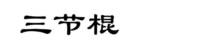 三节棍