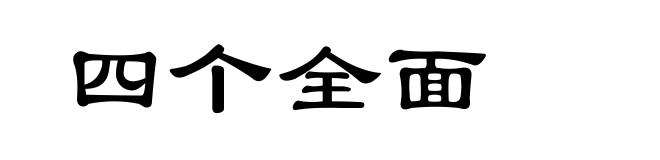 四个全面