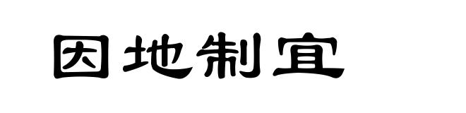 因地制宜
