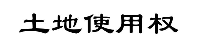 土地使用权