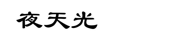 夜天光