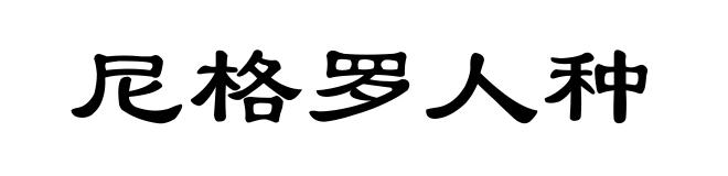 尼格罗人种