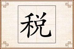 税怎么写