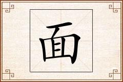 面怎么写