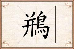 鵧怎么写