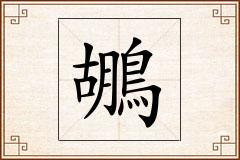 鶘怎么写
