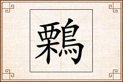 鷅怎么写