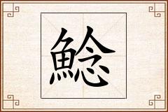 鯰怎么写