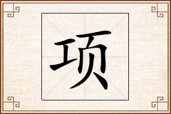 项怎么写