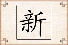 新怎么写
