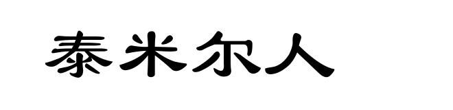 泰米尔人
