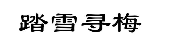 踏雪寻梅