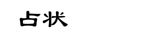 占状