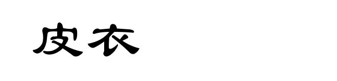 皮衣